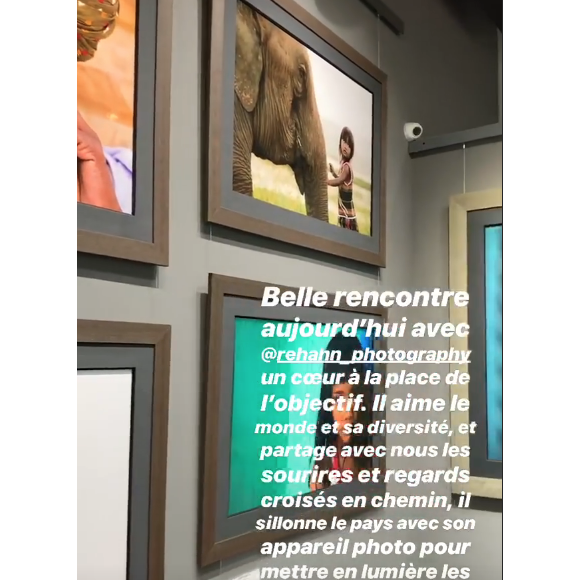 Laeticia Hallyday sur Instagram, le 15 avril 2019. Voyage au Vietnam avec ses filles, Jade et Joy. Elles ont visité l'association de Laeticia Hallyday et Hélène Darroze "La bonne étoile", qui vient en aide aux orphelins vietnamiens.
