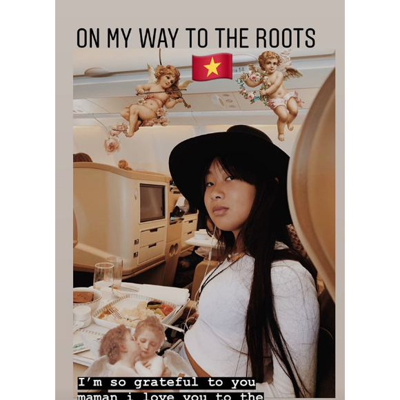 Jade Hallyday le 15 avril 2019, sur Instagram.