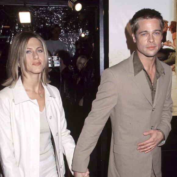 rad Pitt et Jennifer Aniston à Los Angeles en 2001. 