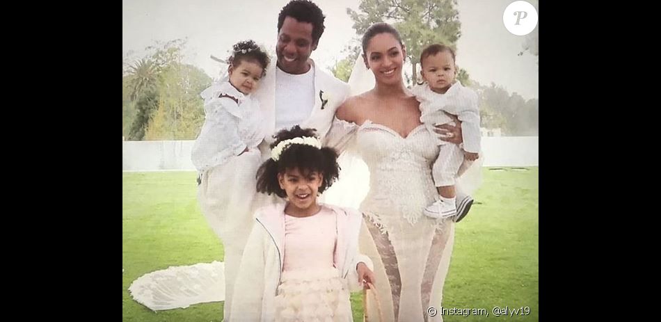 Jay-Z, Beyoncé et leurs trois enfants Sir, Rumi et Blue Ivy dans le