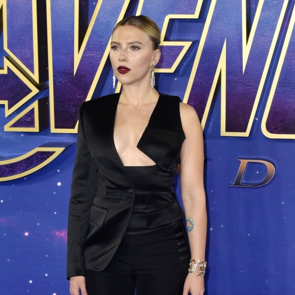 Scarlett Johansson à la première de "Avengers: Endgame" au cinéma Picture House Central à Londres, le 10 avril 2019.