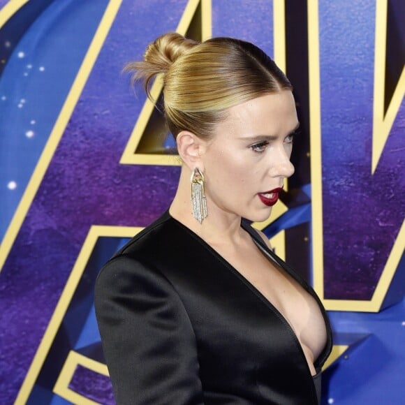 Scarlett Johansson à la première de "Avengers: Endgame" au cinéma Picture House Central à Londres, le 10 avril 2019.