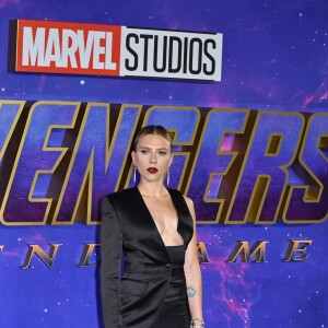 Scarlett Johansson lors de la première de Avengers : Endgame au Pïcture House Central à Londres le 10 avril 2019.