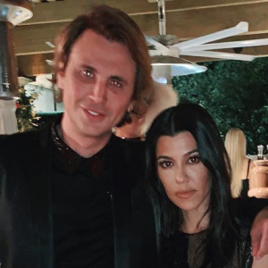 Jonathan Cheban et Kourtney Kardashian - Soirée d'anniversaire de Kourtney Kardashian (40 ans) à Beverly Hills. Le 18 avril 2019.