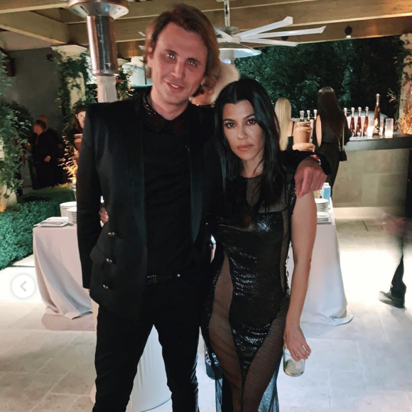Jonathan Cheban et Kourtney Kardashian - Soirée d'anniversaire de Kourtney Kardashian (40 ans) à Beverly Hills. Le 18 avril 2019.
