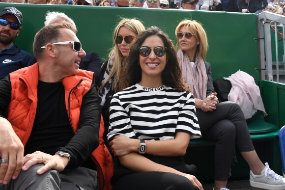 Xisca Perello durant le Rolex Monte Carlo Masters 2019 sur le court Rainier III pour les demi-finales à Roquebrune Cap Martin le 20 avril 2019. © Lionel Urman / Bestimage