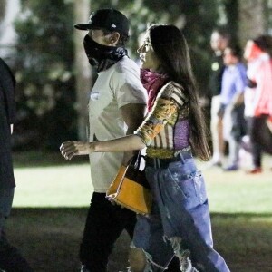 James Franco et sa compagne Isabel Pakzad au deuxième week-end du festival Coachella. Indio, le 19 avril 2019.