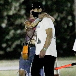 James Franco et sa compagne Isabel Pakzad au deuxième week-end du festival Coachella. Indio, le 19 avril 2019.
