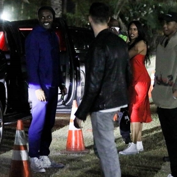Idris Elba au deuxième week-end du festival Coachella. Indio, le 19 avril 2019.