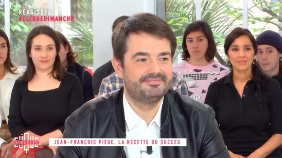 Jean-François Piège ému en entendant son épouse Elodie parler de lui. Emission "Clique" sur Canal+/ Avril 2019.