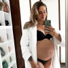 Jesta ("Koh-Lanta") enceinte de 29 semaines. Avril 2019.