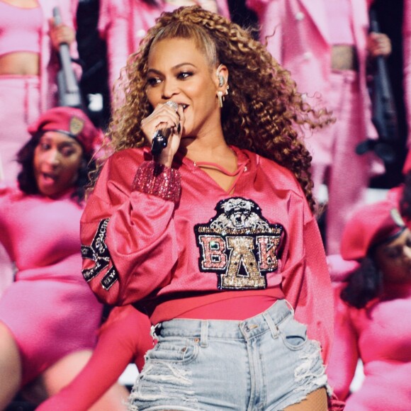 Beyonce en concert au festival de Coachella. Le 21 avril 2018