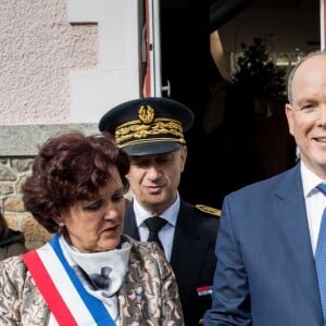 Le prince Albert II de Monaco lors de l'inauguration de l'exposition Grace de Monaco, princesse en Dior le 25 avril 2019 à Granville, à la villa Les Rhumbs qui abrite le musée Christian Dior. © Cyril Moreau/Bestimage