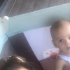 Eva Longoria et son fils Santiago en vacances à Saint-Barthélemy. Avril 2019.