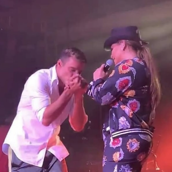 Eva Longoria et Ricky Martin au gala Libertad de la Ricky Martin Foundation à San Juan. Le 27 avril 2019.