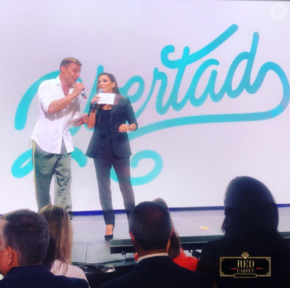 Eva Longoria et Ricky Martin au gala Libertad de la Ricky Martin Foundation à San Juan. Le 27 avril 2019.