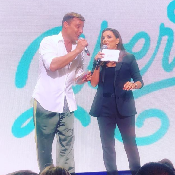 Eva Longoria et Ricky Martin au gala Libertad de la Ricky Martin Foundation à San Juan. Le 27 avril 2019.