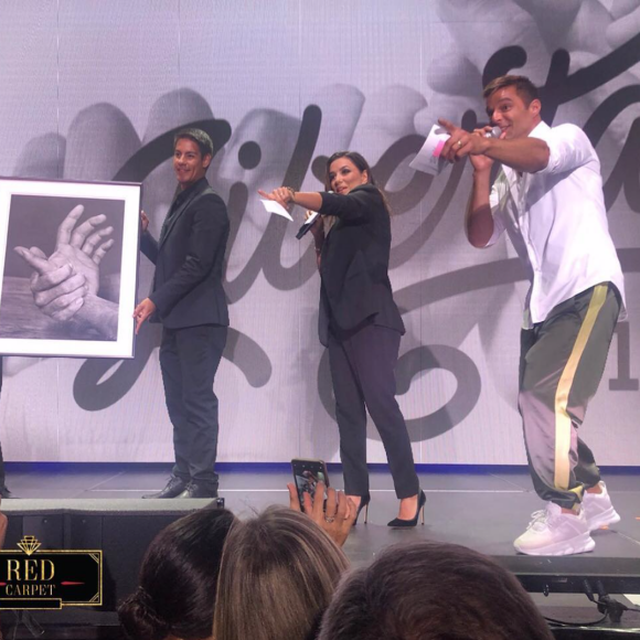 Eva Longoria et Ricky Martin au gala Libertad de la Ricky Martin Foundation à San Juan. Le 27 avril 2019.