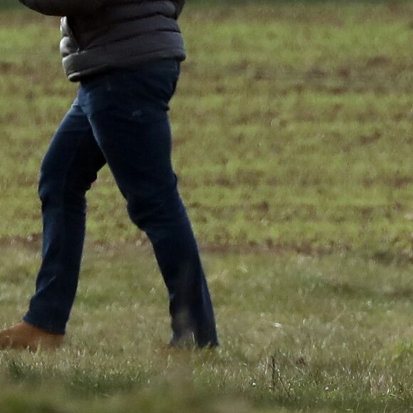 Exclusif - Mike Tindall, Le prince George lors d'une après-midi de détente en famille en marge des courses de chevaux de Burnham dans le Norfolk le 12 avril 2019.