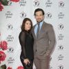 Giacomo Gianniotti et sa fiancée Nichole Gustafson au 30e gala annual My Friend's Place au Hollywood Palladium à Los Angeles, le 7 avril 2018.