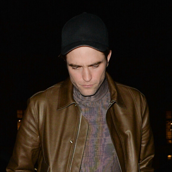 Robert Pattinson à l'after party de la maison Dior à Paris le 18 janvier 2019.