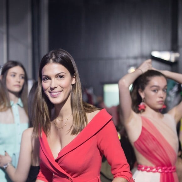 Exclusif - Iris Mittenaere (Miss France 2016 et Miss Univers 2016) en backstage lors de la 14ème édition du Casa Fashion Show au Sofitel Casablanca Tour Blanche à Casablanca, Maroc, le 20 avril 2019. Sept ans déjà que le Casa Fashion Show promeut la femme marocaine citoyenne du monde. Devenu un rendez-vous incontournable et placé sous le Haut Patronage de Sa Majesté le Roi du Maroc, l'événement porté par K.Cheddadi et chorégraphié par H.Ghorab, se veut le reflet d'une société plurielle et avant-gardiste, jonglant avec brio entre ses racines orientales et sa culture occidentale. Une société solidaire également… L'événement soutenant depuis son lancement l’Association des Bonnes Œuvres du Cœur dont l’objectif est de redonner un souffle de vie et d’espoir aux bébés bleus. Le Casa Fashion Show dévoile au public marocain les collections Printemps/Eté 2019 des griffes les plus prestigieuses : de Etro à Oud Paris, en passant par Elisabetta Franchi, Pinko, Dice Kayek, Just Cavalli ou encore Orza Couture… Les créateurs marocains Lina Cahill et Sara Chraibi revisitent la robe du soir, avec cet œil aiguisé et ce sens pointu du détail qui les caractérisent. Le talentueux couturier tunisien, Ali Karoui (souvent surnommé le nouveau Azzedine Alaia), est présent pour la seconde fois consécutive. Enfin, l’enseigne marocaine de luxe IO sera la chaussure officielle de l’événement et l’Oréal Paris, le partenaire coiffure et make up du show. © Philippe Doignon/Bestimage