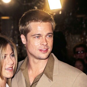 Brad Pitt et Jennifer Aniston, le 24 février 2001.