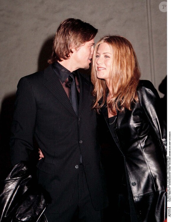 Brad Pitt et Jennifer Aniston, à Los Angeles, en 2000.