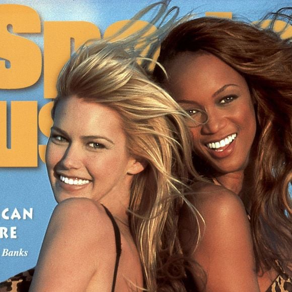 Valeria Mezza et Tyra Banks en couverture de Sports Illustrated Swimsuit. Janvier 1996.