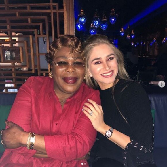Yeo Moriba, la maman de Paul Pogba, avec Maria Salaues. Instagram, le 27 avril 2019.