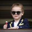 La princesse Gabriella de Monaco lors de la 9ème édition du Tournoi Sainte Dévote de Rugby au Stade Louis II à Monaco, le 11 mai 2019. © Jean-Charles Vinaj/Pool/Bestimage