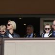 Le prince Albert II et la princesse Charlène de Monaco avec leurs enfants le prince Jacques de Monaco et la princesse Gabriella de Monaco lors de la 9ème édition du Tournoi Sainte Dévote de Rugby au Stade Louis II à Monaco, le 11 mai 2019. © Jean-Charles Vinaj/Pool/Bestimage