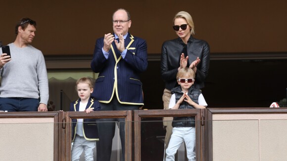 Jacques et Gabriella de Monaco : Adorables supporters stars avec leurs parents