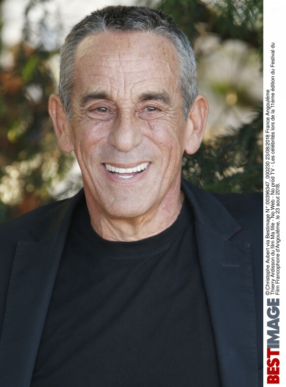 Thierry Ardisson du film Ma fille - Les célébrités lors de la 11ème édition du Festival du Film Francophone d'Angoulême, le 23 aout 2018. 