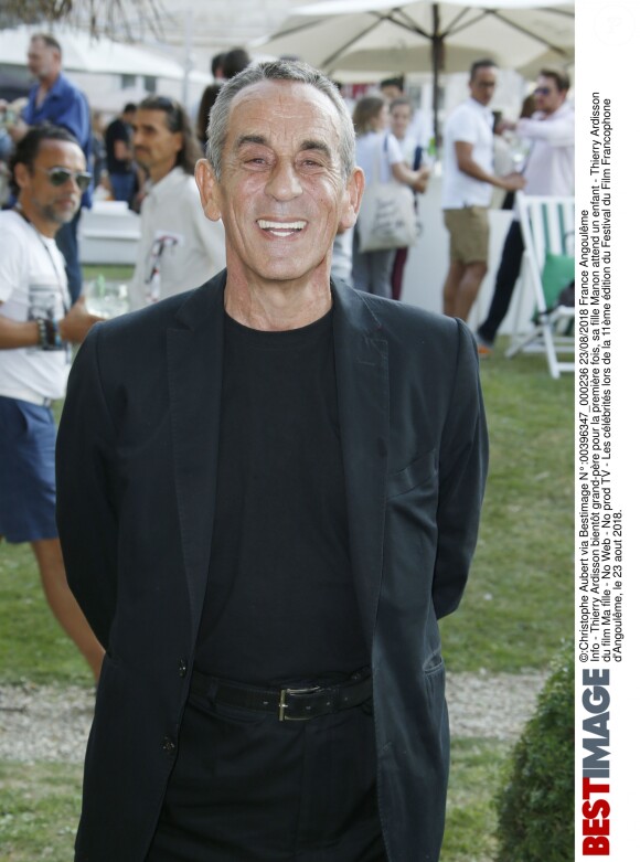 Thierry Ardisson du film Ma fille - Les célébrités lors de la 11ème édition du Festival du Film Francophone d'Angoulême, le 23 aout 2018. 