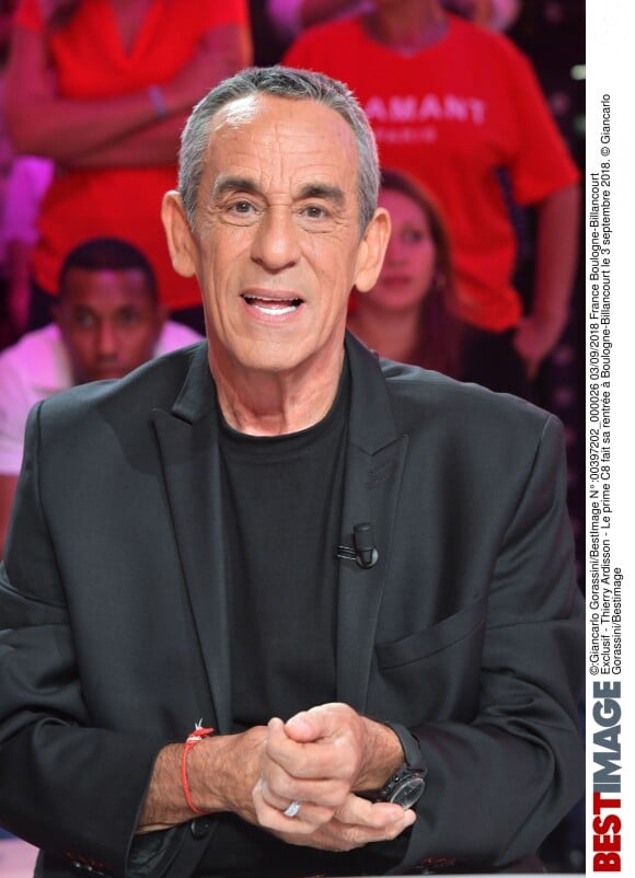  Exclusif - Thierry Ardisson - Le prime C8 fait sa rentrée à Boulogne-Billancourt le 3 septembre 2018. © Giancarlo Gorassini/Bestimage 