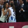 La reine Letizia d'Espagne assiste à la finale de Copa de Reina 2019: Real Sociedad vs At. de Madrid et remet la coupe à Sandra Ramajo (Real Sociedad) au stade Nuevo Estadio de los Carmenes à Grenade, le 11 mai 2019.