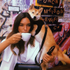 Alma et son chien Nino, sur Instagram, le 31 août 2018