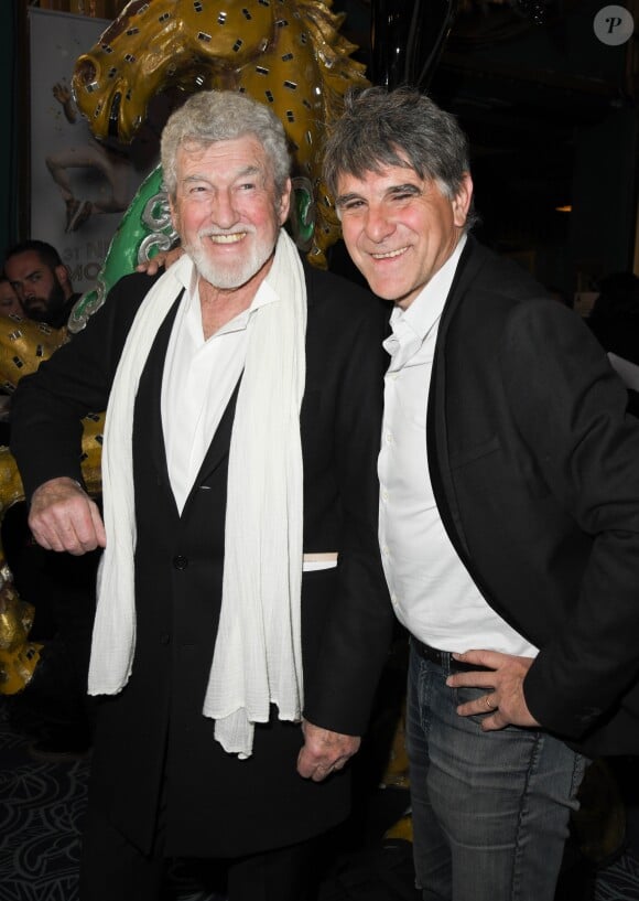 Patrick Presjean et Tex lors de la 31ème cérémonie des Molières 2019 aux Folies Bergère à Paris, France, le 13 mai 2019. © Coadic Guirec/Bestimage