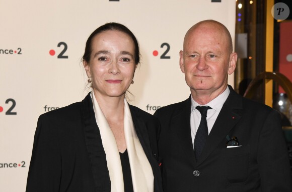 Delphine Ernotte et Christophe Girard lors de la 31ème cérémonie des Molières 2019 aux Folies Bergère à Paris, France, le 13 mai 2019. © Coadic Guirec/Bestimage