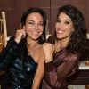 Exclusif - Sandra Sisley et Laurie Cholewa - Soirée d'ouverture de la terrasse Sandra & Co à Cannes, le 14 mai 2019. © Pierre Perusseau/Bestimage