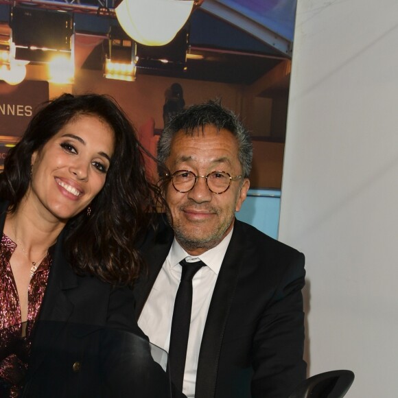 Exclusif - Laurie Cholewa et Renaud Le Van Kim - Soirée d'ouverture de la terrasse Sandra & Co à Cannes, le 14 mai 2019. © Pierre Perusseau/Bestimage