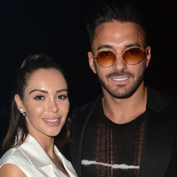 Nabilla Benattia et son mari Thomas Vergara au photocall de l'after party "Magnum x Rita Ora" sur la plage privé Magnum lors du 72e Festival International du Film de Cannes, France,le 16 mai 2019. © Veeren/Bestimage