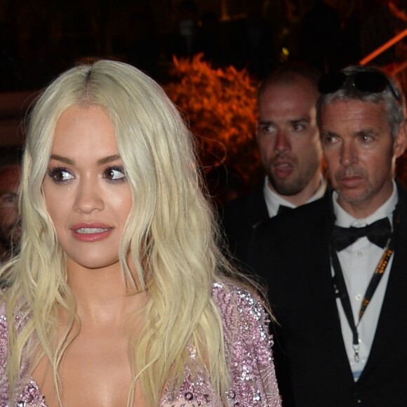 Rita Ora pendant l'after party "Magnum x Rita Ora" sur la plage privé Magnum lors du 72ème Festival International du Film de Cannes, France,le 16 mai 2019. © Veeren/Bestimage