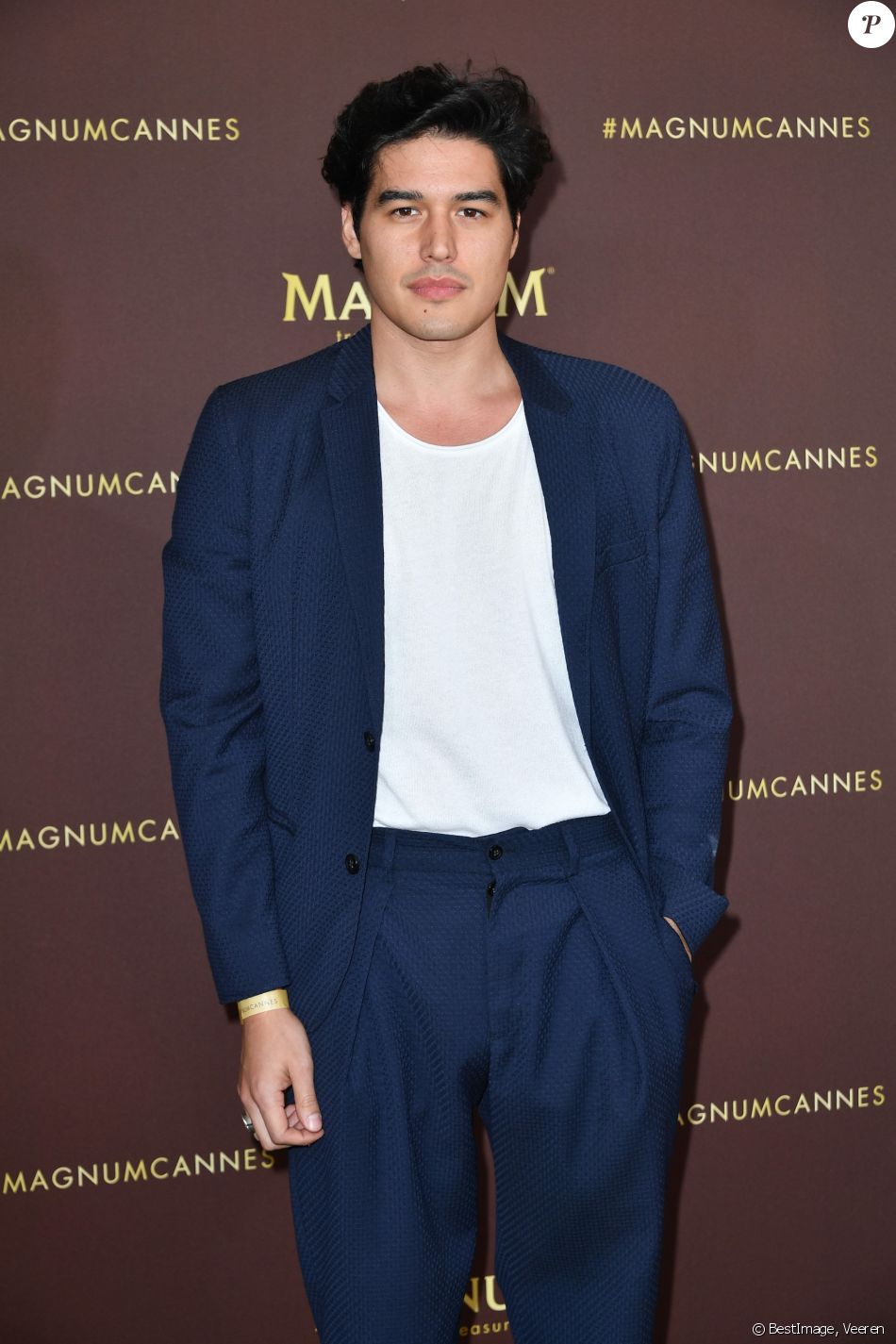 Cristiano Caccamo - Photocall avant le showcase de R.Ora pour l&#039;ouverture du bar Magnum lors du 72ème Festival International du Film de Cannes, le 16 mai 2019. ©Veeren / Bestimage