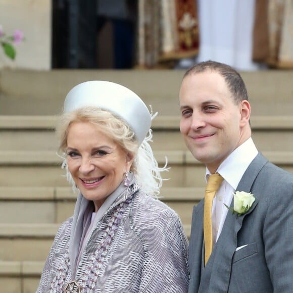 La princesse Michael of Kent et Lord Frederick Windsor - Mariage de Lady Gabriella Windsor avec Thomas Kingston dans la chapelle Saint-Georges du château de Windsor le 18 mai 2019.