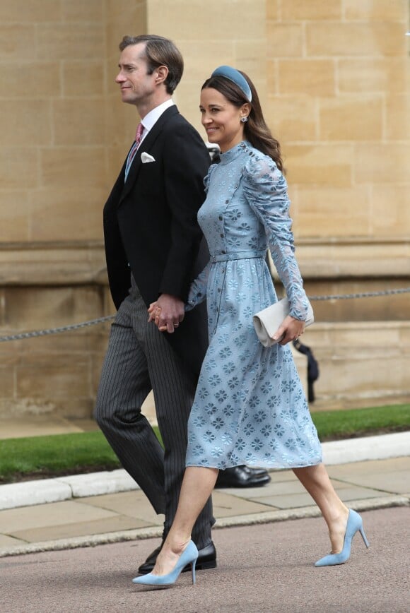 Pippa Middleton et James Matthews - Mariage de Lady Gabriella Windsor avec Thomas Kingston dans la chapelle Saint-Georges du château de Windsor le 18 mai 2019. 