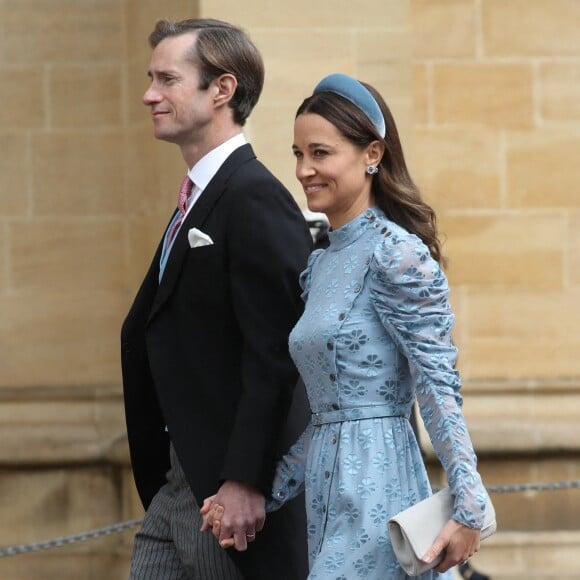 Pippa Middleton et James Matthews - Mariage de Lady Gabriella Windsor avec Thomas Kingston dans la chapelle Saint-Georges du château de Windsor le 18 mai 2019. 