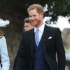 La princesse Anne, Lady Frederick Windsor (Sophie Lara Winkleman) et le prince Harry - Mariage de Lady Gabriella Windsor avec Thomas Kingston dans la chapelle Saint-Georges du château de Windsor le 18 mai 2019.