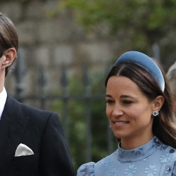 Pippa Middleton et James Matthews - Mariage de Lady Gabriella Windsor avec Thomas Kingston dans la chapelle Saint-Georges du château de Windsor le 18 mai 2019.